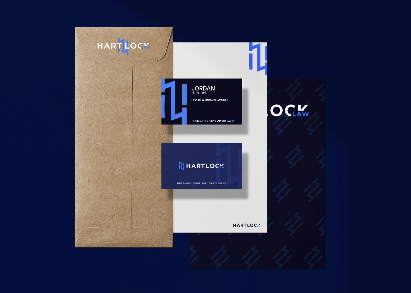 Hartlock Law corporate branding